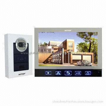 Motion Detector 7-inch Video Door Intercom System, 16.8W Maximum Power Consumption